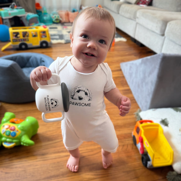 Pavilion Gift Company Pawsome 6-12 Months Romper