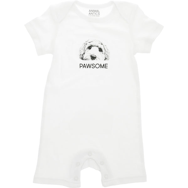 pavilion gift company Pawsome 6-12 Months Romper