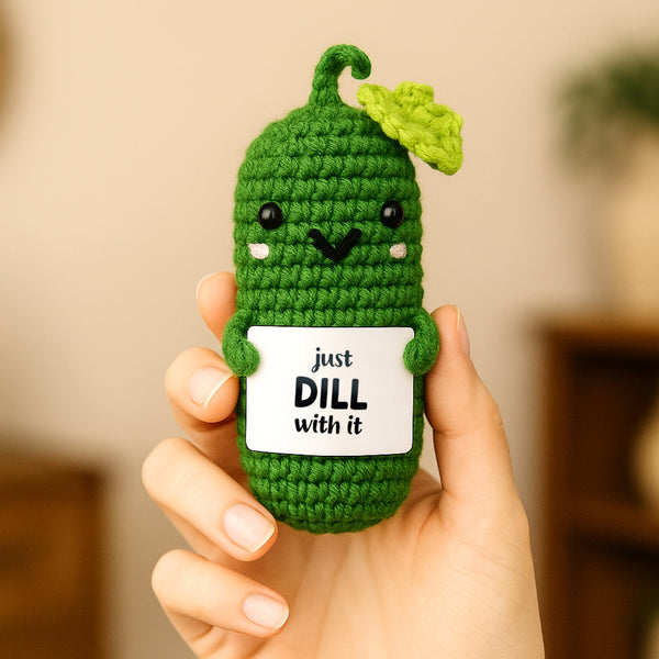 Pavilion Gift Company Pickle Crocheted Mini