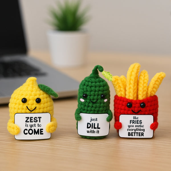 Pavilion Gift Company Pickle Crocheted Mini