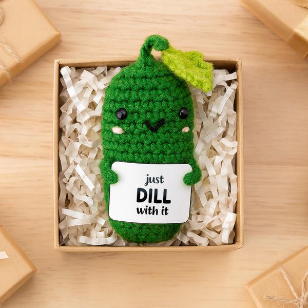 Pavilion Gift Company Pickle Crocheted Mini