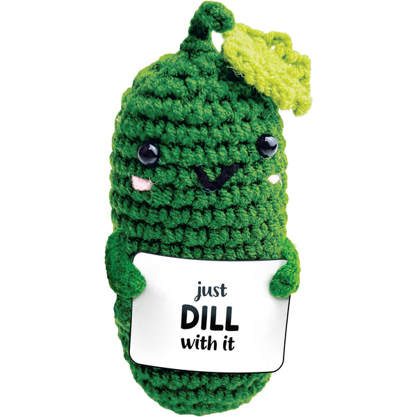 pavilion gift company Pickle Crocheted Mini
