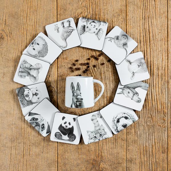 Pavilion Gift Company Pig 4.25" Coaster