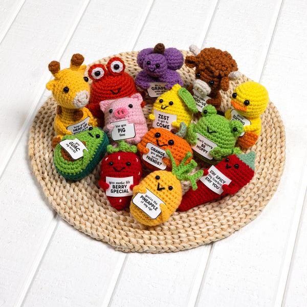 Pavilion Gift Company Pig Crocheted Mini