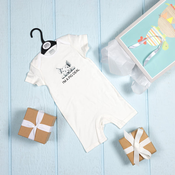 Pavilion Gift Company Pig Deal 12-24 Months Romper