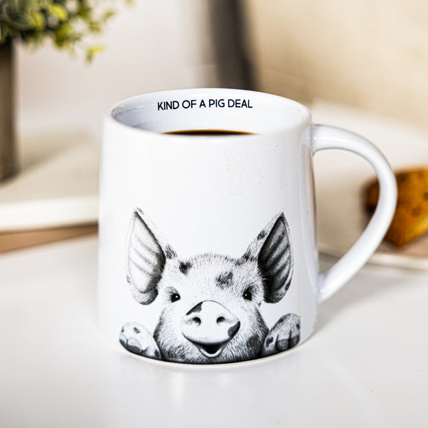 Pavilion Gift Company Pig Deal 17 Oz Mug