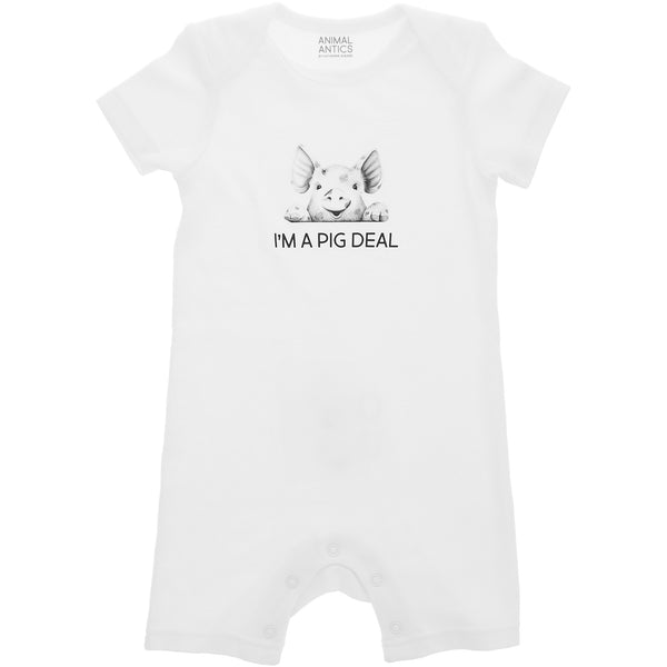 pavilion gift company Pig Deal 6-12 Months Romper