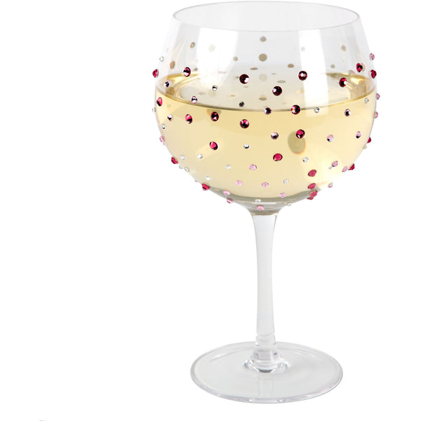 pavilion gift company Pink 24 oz Gemstone Glass