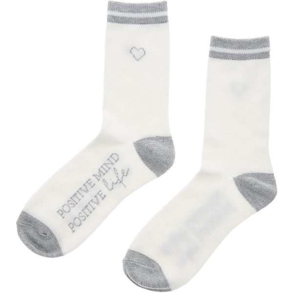 pavilion gift company Positive Ladies Crew Sock