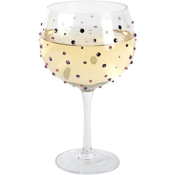 pavilion gift company Purple 24 oz Gemstone Glass