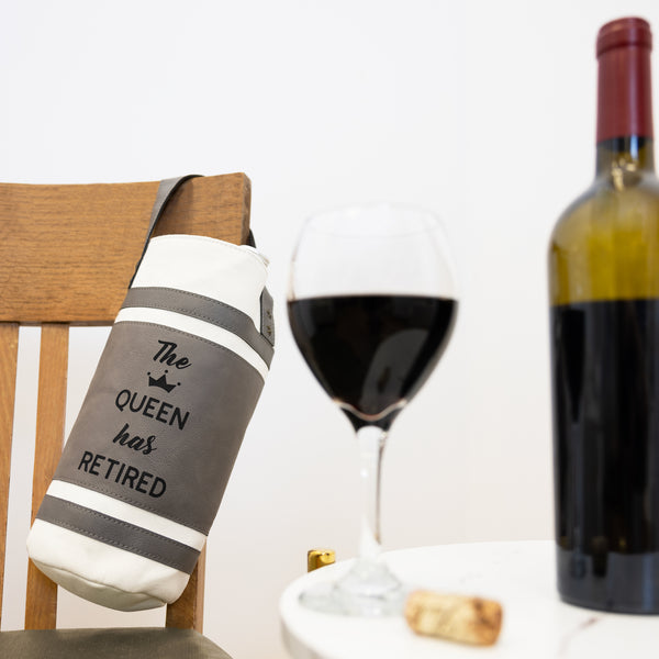 Pavilion Gift Company Queen Canvas Bottle Gift Bag