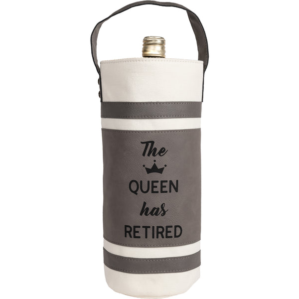 pavilion gift company Queen Canvas Bottle Gift Bag