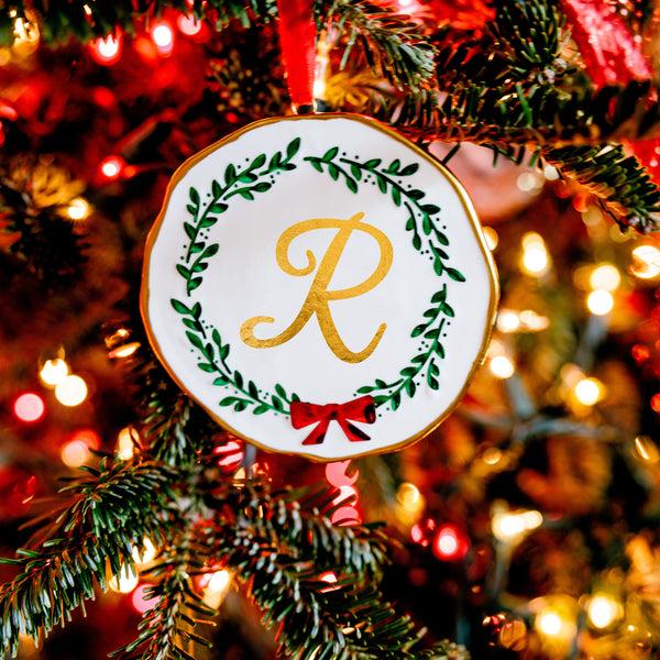 Pavilion Gift Company R 4" Monogram Ornament
