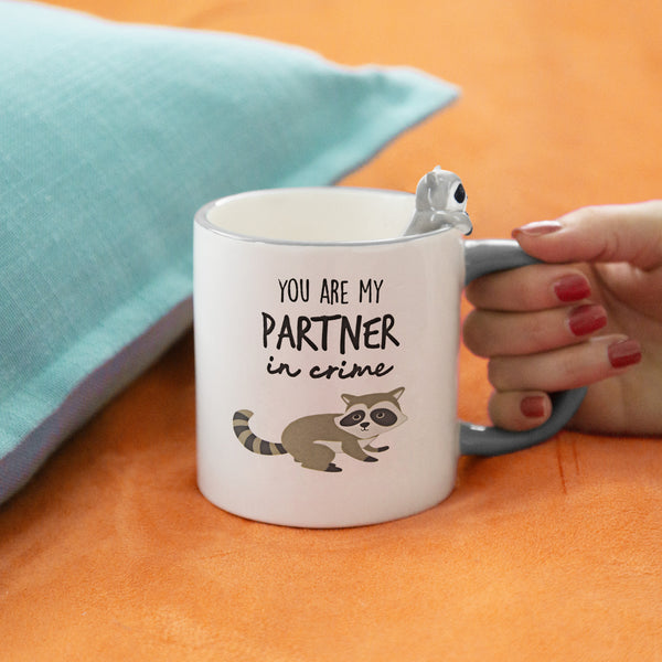 Pavilion Gift Company Raccoon 17 Oz Mug