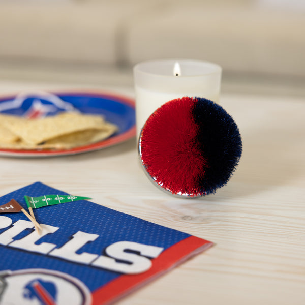Pavilion Gift Company Red & Navy 2.75" Pom Pom Lid