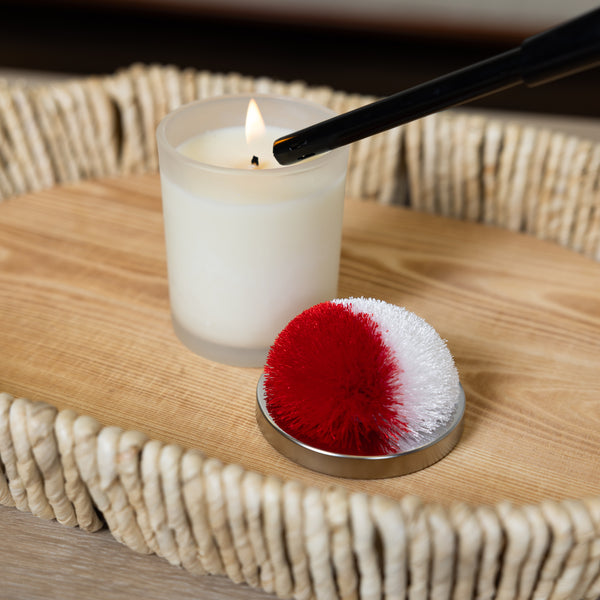 Pavilion Gift Company Red & White 2.75" Pom Pom Lid