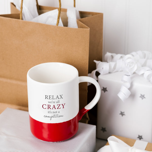 Pavilion Gift Company Relax Crazy 18 Oz Mug