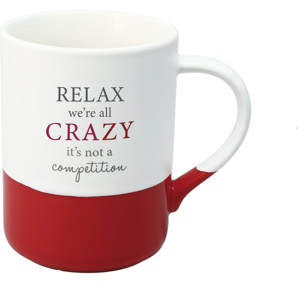pavilion gift company Relax Crazy 18 oz Mug