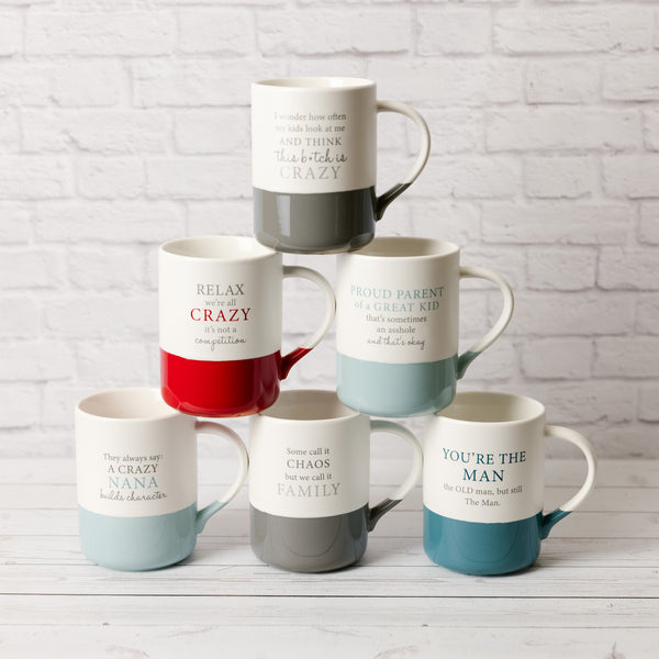 Pavilion Gift Company Relax Crazy 18 Oz Mug
