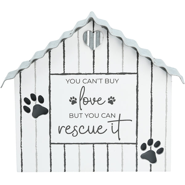pavilion gift company Rescue Love 6" MDF Plaque