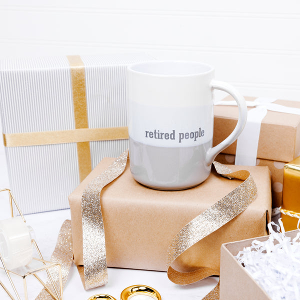 Pavilion Gift Company Retired People 18 Oz Mug