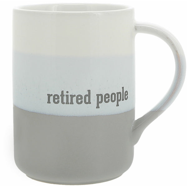 pavilion gift company Retired People 18 oz Mug