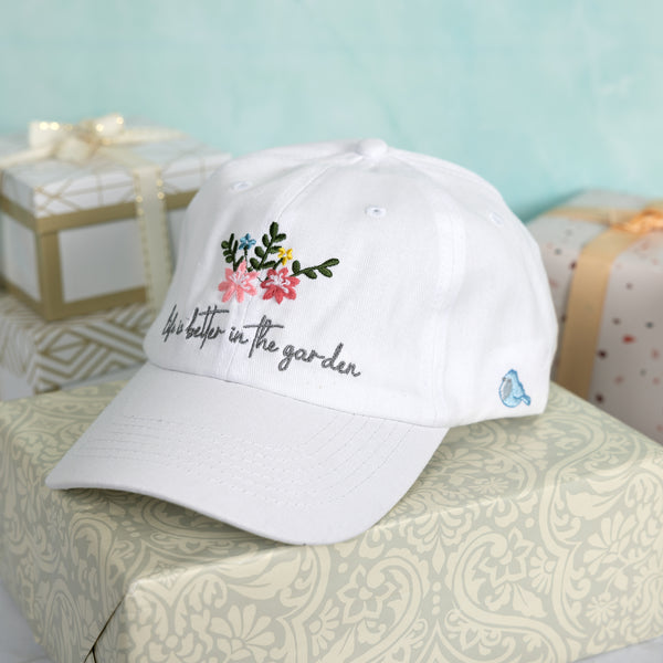 Pavilion Gift Company Retired White Adjustable Hat