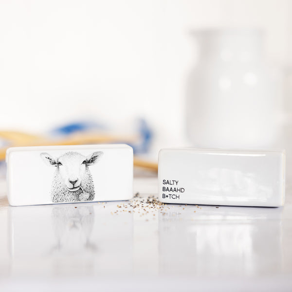 Pavilion Gift Company Salty Salt & Pepper Shaker Set