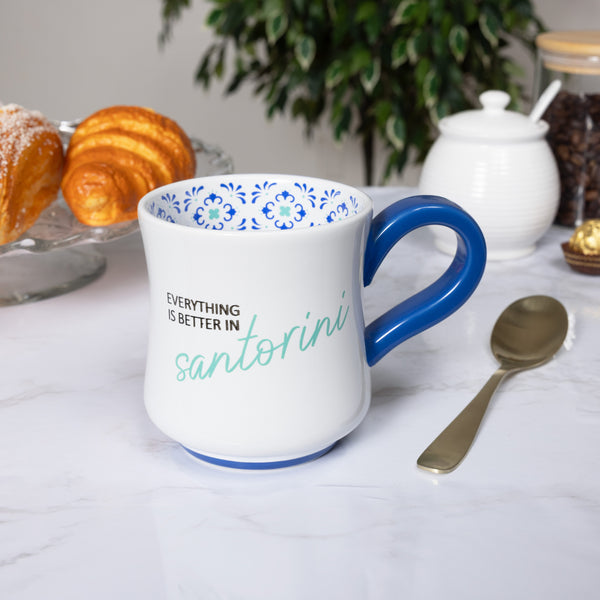 Pavilion Gift Company Santorini 16 Oz Mug