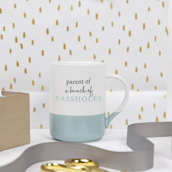 Pavilion Gift Company Sassholes 18 Oz Mug