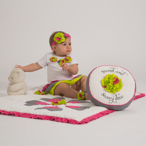 Pavilion Gift Company Sassy Diva 12" Round Pillow