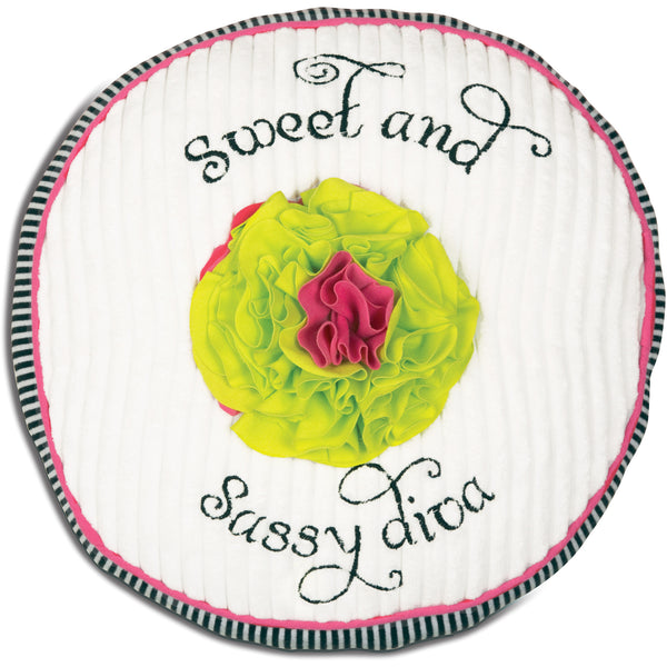 pavilion gift company Sassy Diva 12" Round Pillow