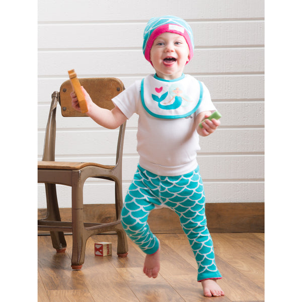 Pavilion Gift Company Seafoam Mermaid Baby Bib