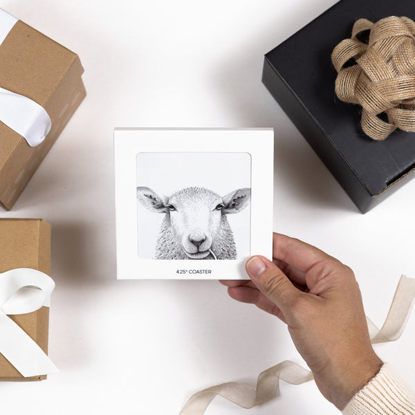 Pavilion Gift Company Sheep 4.25" Coaster