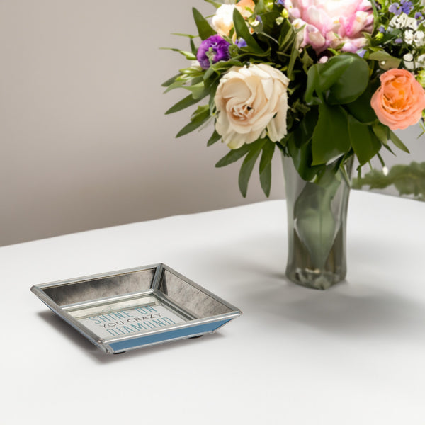 Pavilion Gift Company Shine On 4" Mirrored Tray