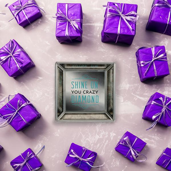 Pavilion Gift Company Shine On 4" Mirrored Tray
