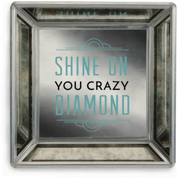 pavilion gift company Shine On 4" Mirrored Tray