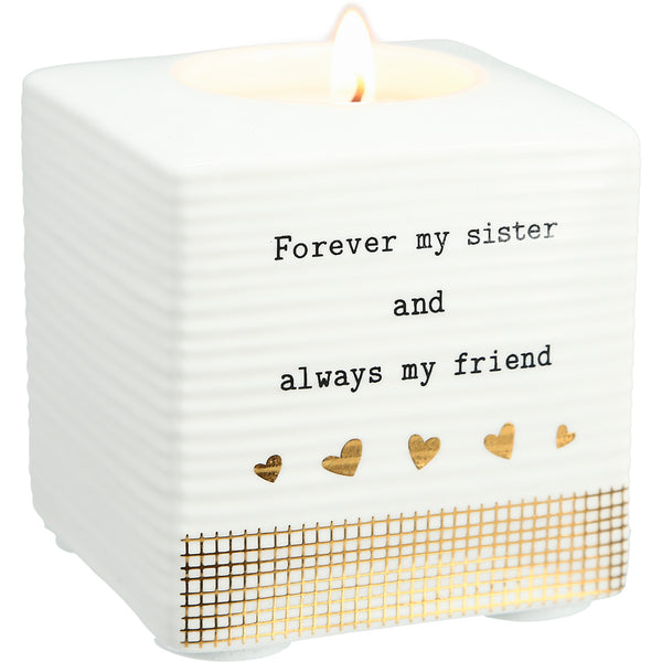pavilion gift company Sister 2.75" Tealight Holder