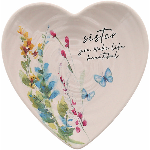 pavilion gift company Sister 4.5" Keepsake Dish