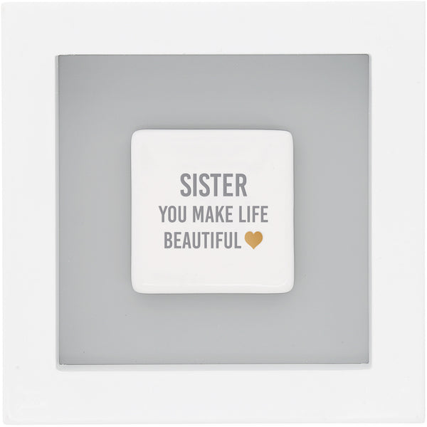 pavilion gift company Sister 4.75" Plaque