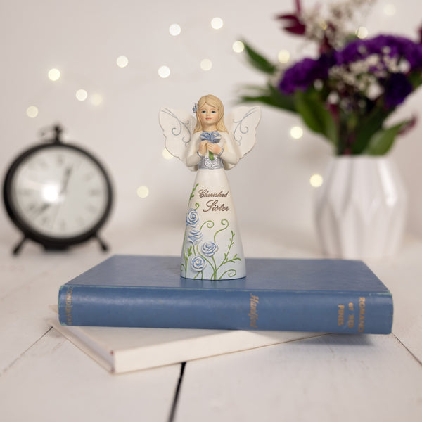 Pavilion Gift Company Sister 5" Angel Holding Roses
