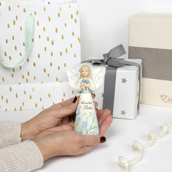 Pavilion Gift Company Sister 5" Angel Holding Roses