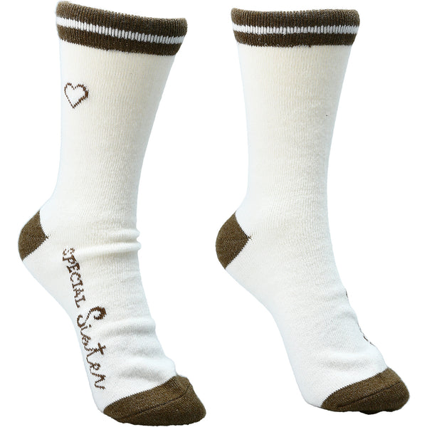 pavilion gift company Sister Ladies Crew Sock
