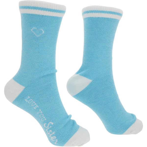 pavilion gift company Sister Ladies Crew Socks