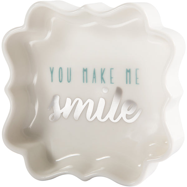 pavilion gift company Smile 3" Trinket Dish