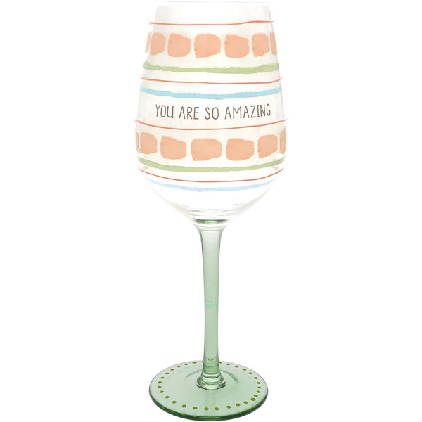 pavilion gift company So Amazing 16 oz Wine Glass