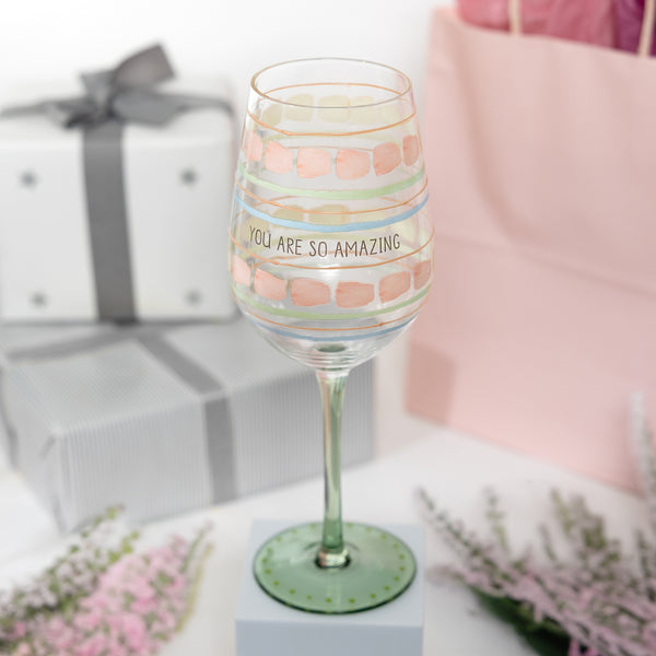 Pavilion Gift Company So Amazing 16 Oz Wine Glass