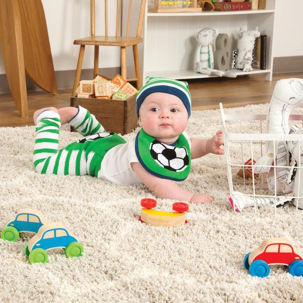 Pavilion Gift Company Soccer Baby Bib