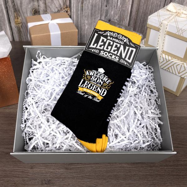 Pavilion Gift Company Son Bamboo Crew Socks