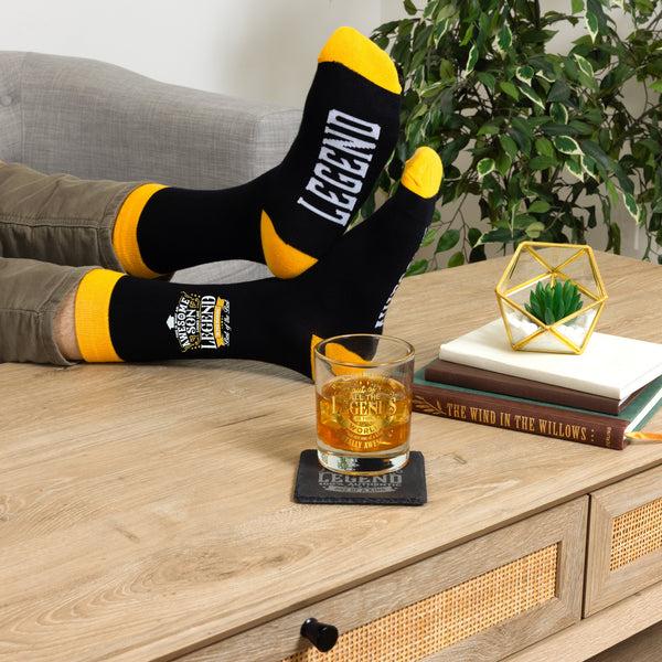 Pavilion Gift Company Son Bamboo Crew Socks